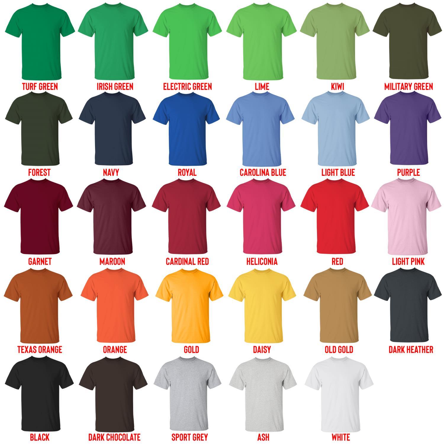 t shirt color chart - Hank Williams III Merch