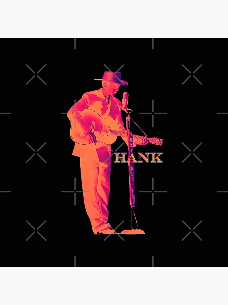Hank The Legend Country Throw Pillow - Image 2