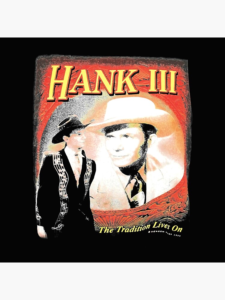 Vintage Hank Williams Iii Debut Risin Classic Throw Pillow - Image 2