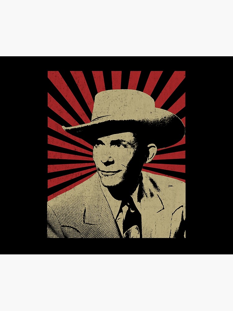 Hank Williams Iii Vintage Style Design Fan Art Design Shower Curtain - Image 2