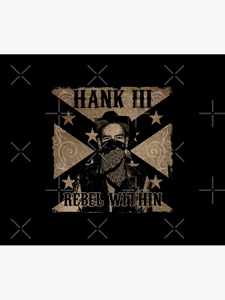 Hank Williams Jambalaya Vintage Hank Iii Shower Curtain - Image 2