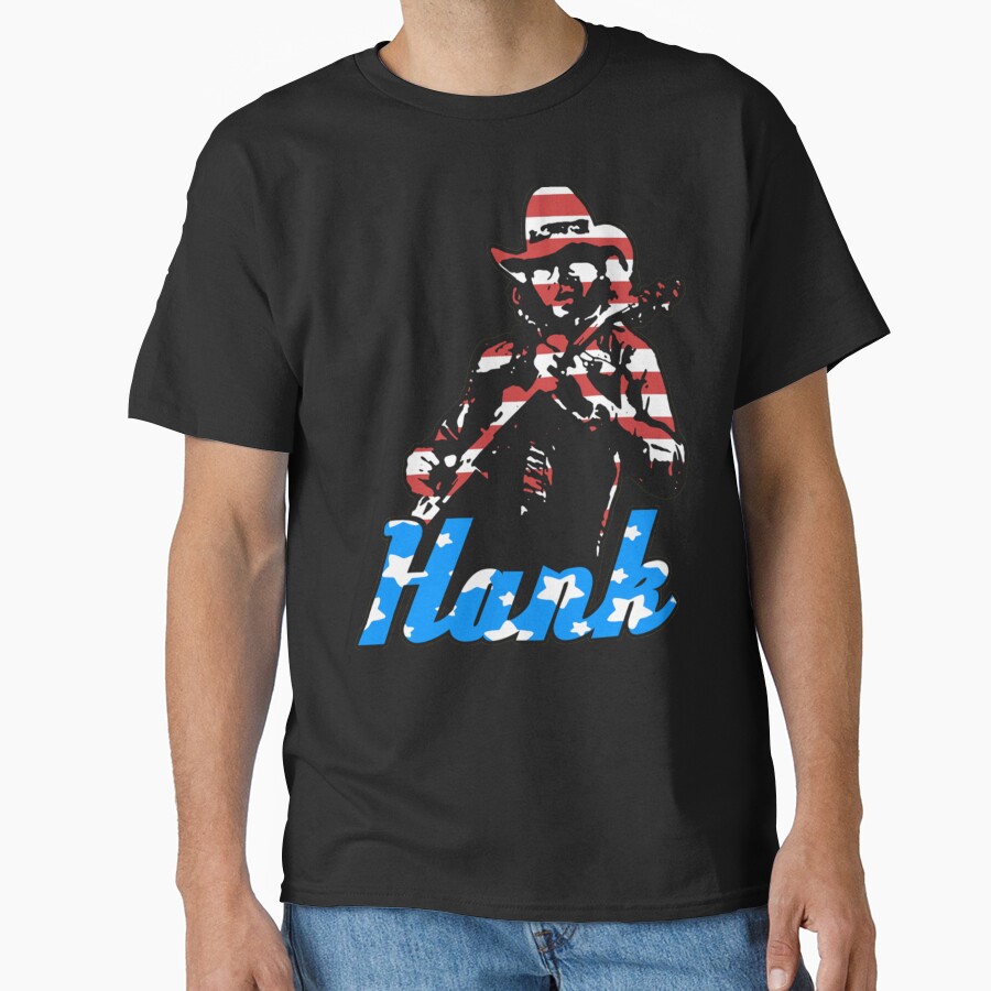 Usa Hank Williams Design T-shirt - Image 3