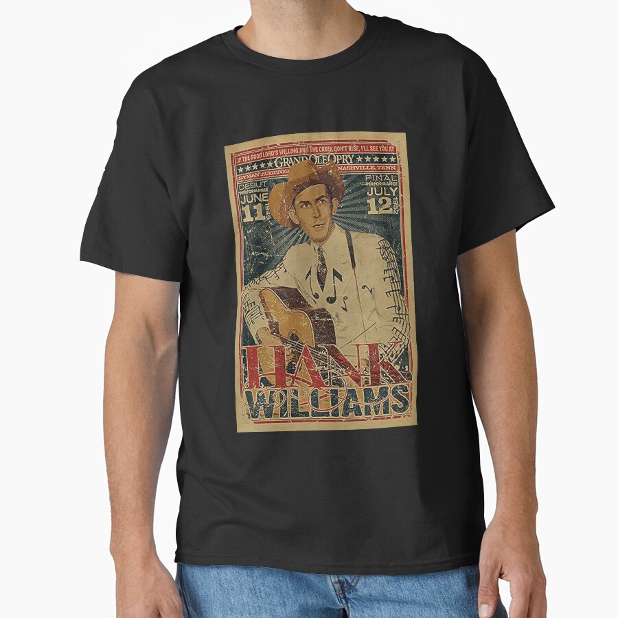 Hank For Fans Retro Design T-shirt