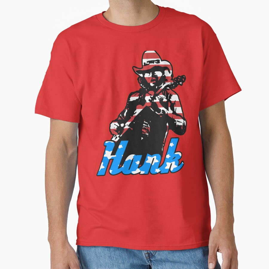 Usa Hank Williams Design T-shirt - Image 5