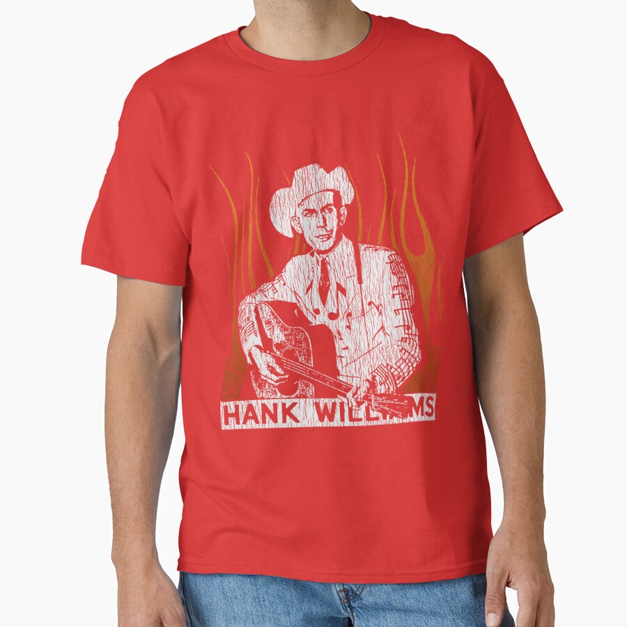 Hank Williams Vintage Style T-shirt - Image 5