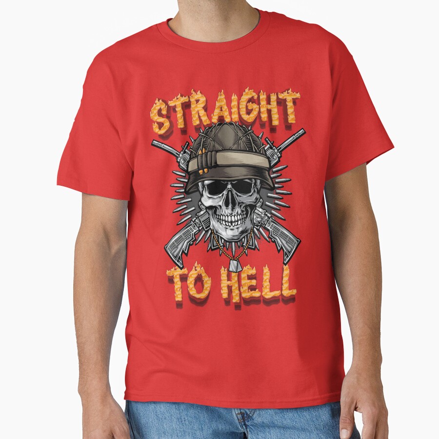 Straight To Hell T-shirt - Image 5