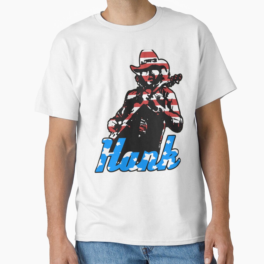 Usa Hank Williams Design T-shirt - Image 2