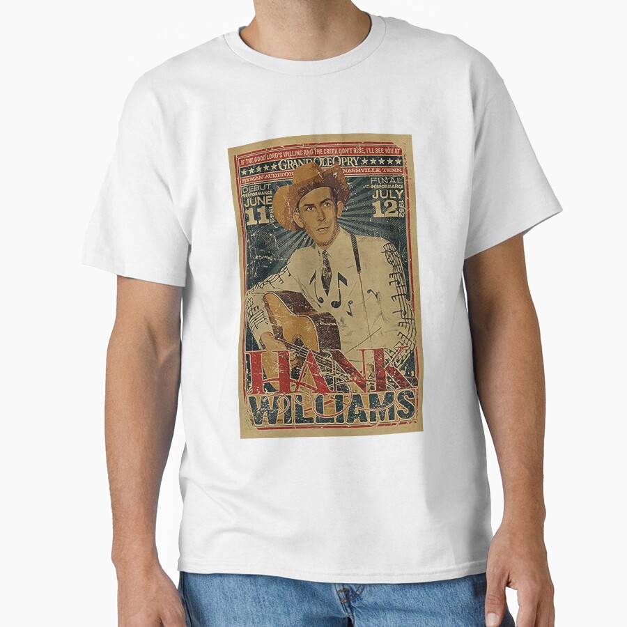 Hank For Fans Retro Design T-shirt - Image 2