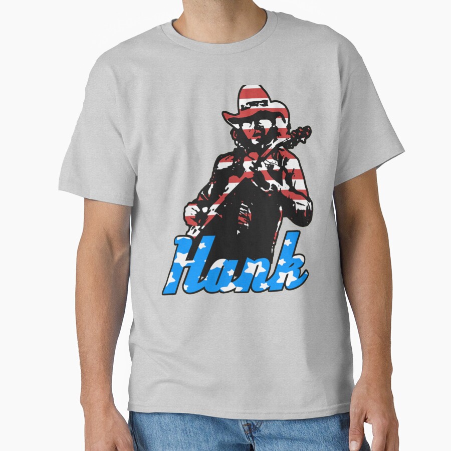 Usa Hank Williams Design T-shirt - Image 4