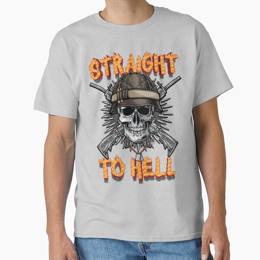 Straight To Hell T-shirt - Image 3
