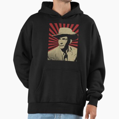 Hank Williams Vintage Style Design Fan Art Design Hoodie
