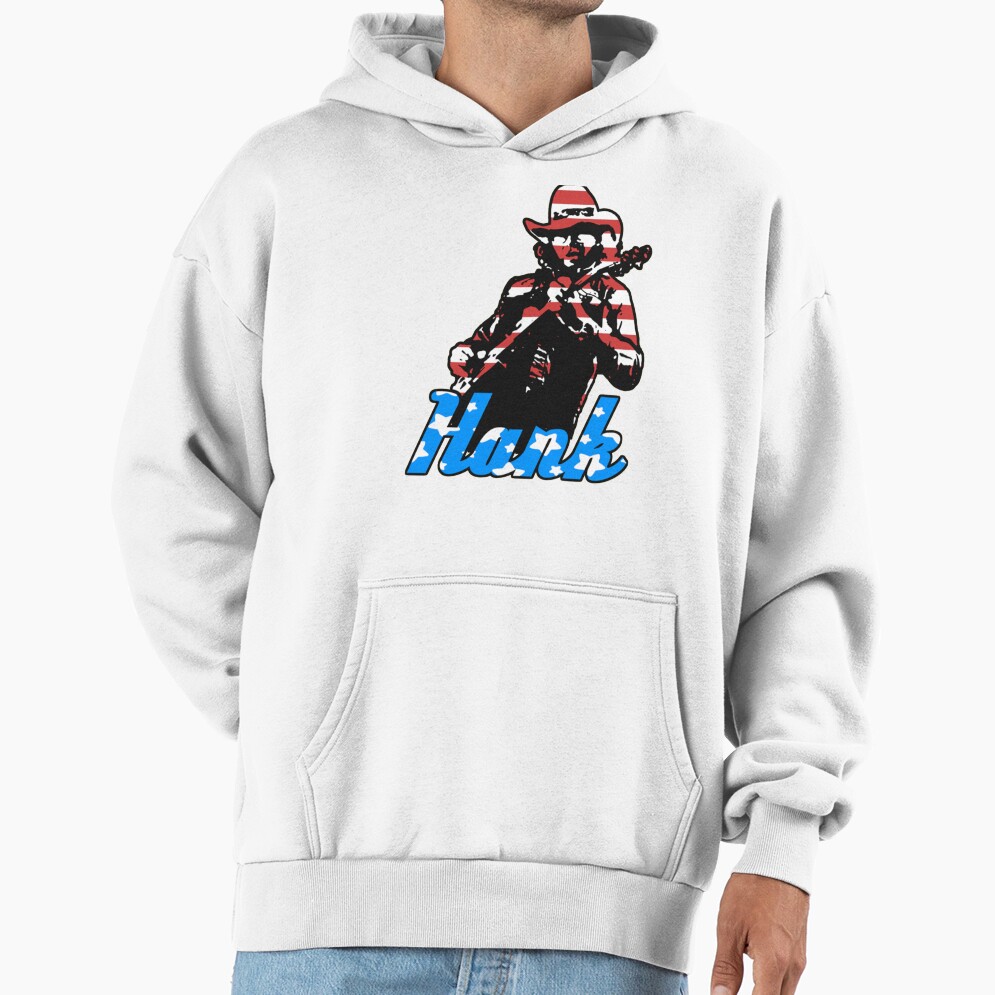 Usa Hank Williams Design Hoodie - Image 2