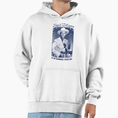 Hank Williams Vintage Faded Style Fan Design Hoodie
