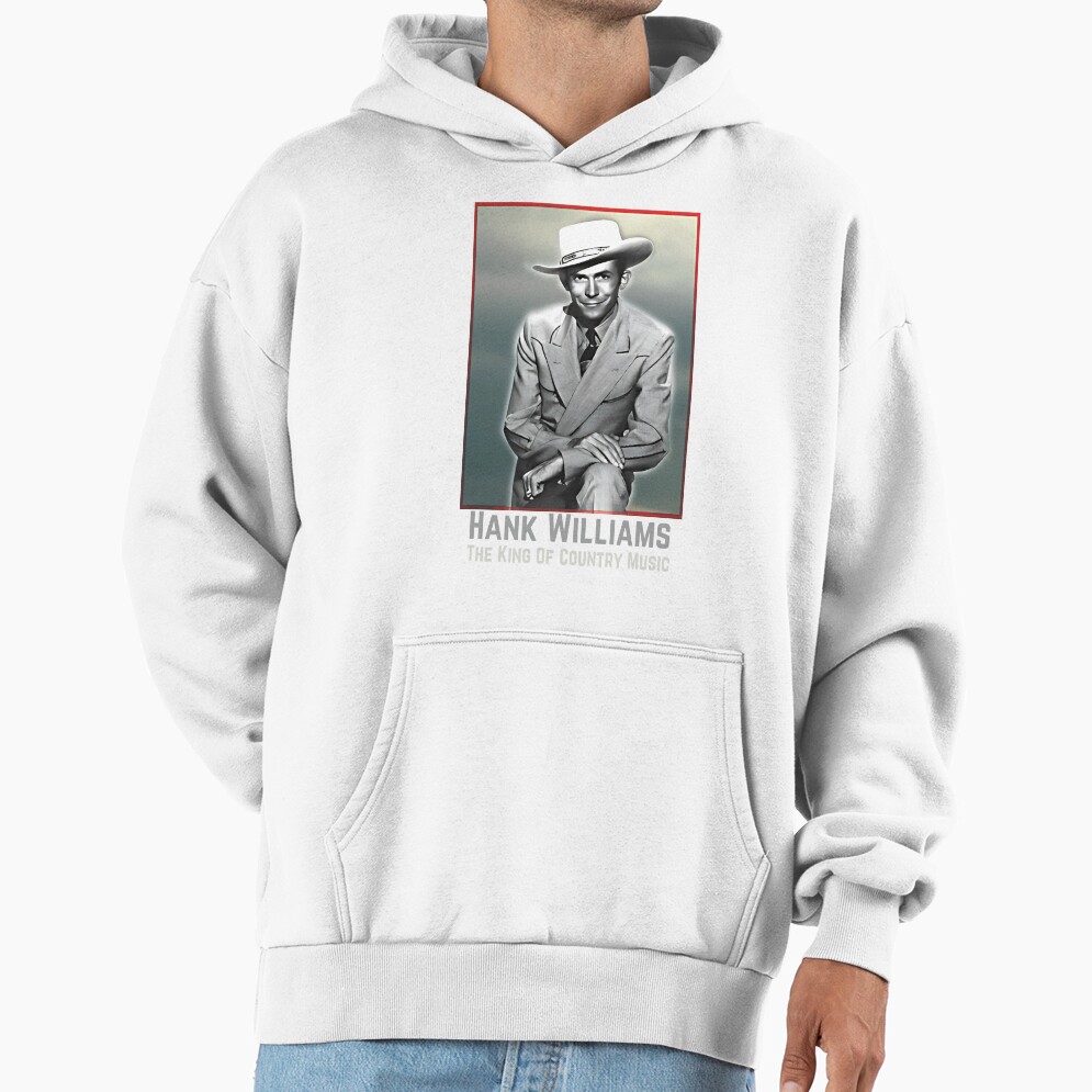 Hank Williams Avatar Design Hoodie - Image 2