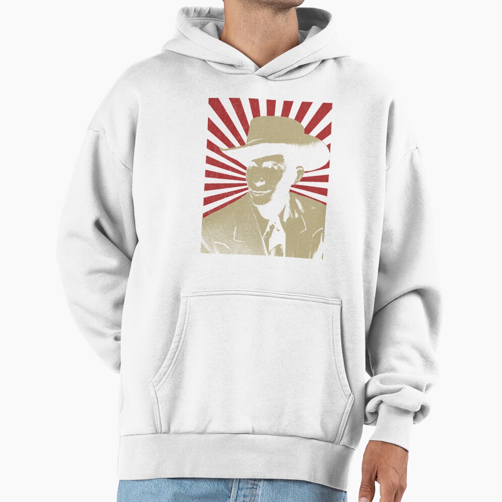 Hank Williams Vintage Style Design Fan Art Design Hoodie - Image 2