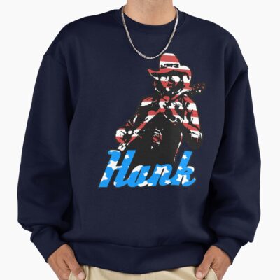 Usa Hank Williams Design Sweatshirt