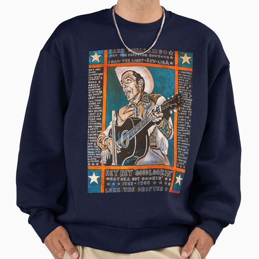 Hank Williams Vintage Design Sweatshirt - Image 5