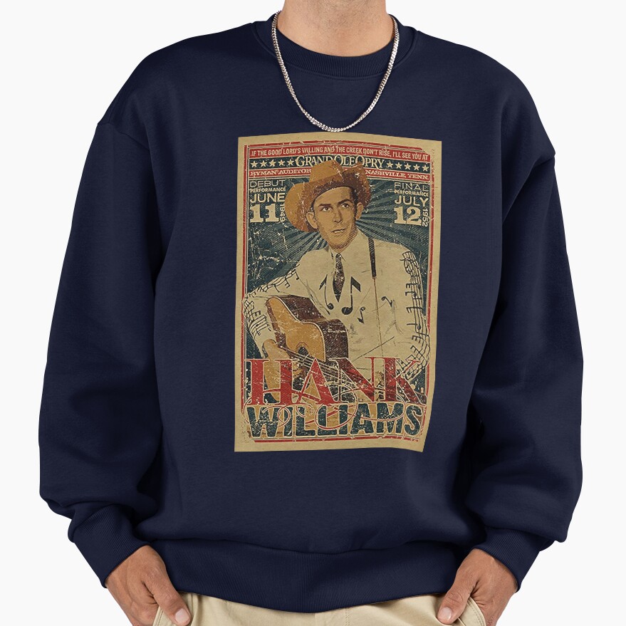 Hank For Fans Retro Design Sweatshirt - Image 5
