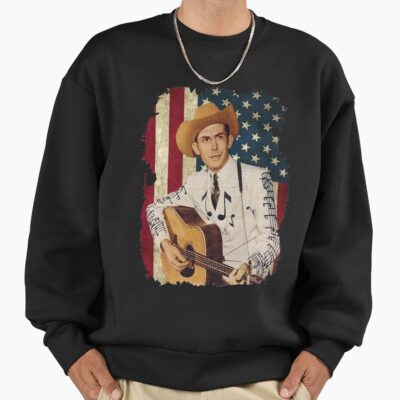 Hank Guitar Distressed Classic T Shirt Sweatshirt