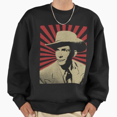 Hank Williams Vintage Style Design Fan Art Design Sweatshirt