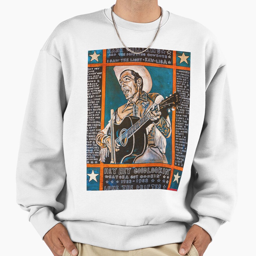 Hank Williams Vintage Design Sweatshirt