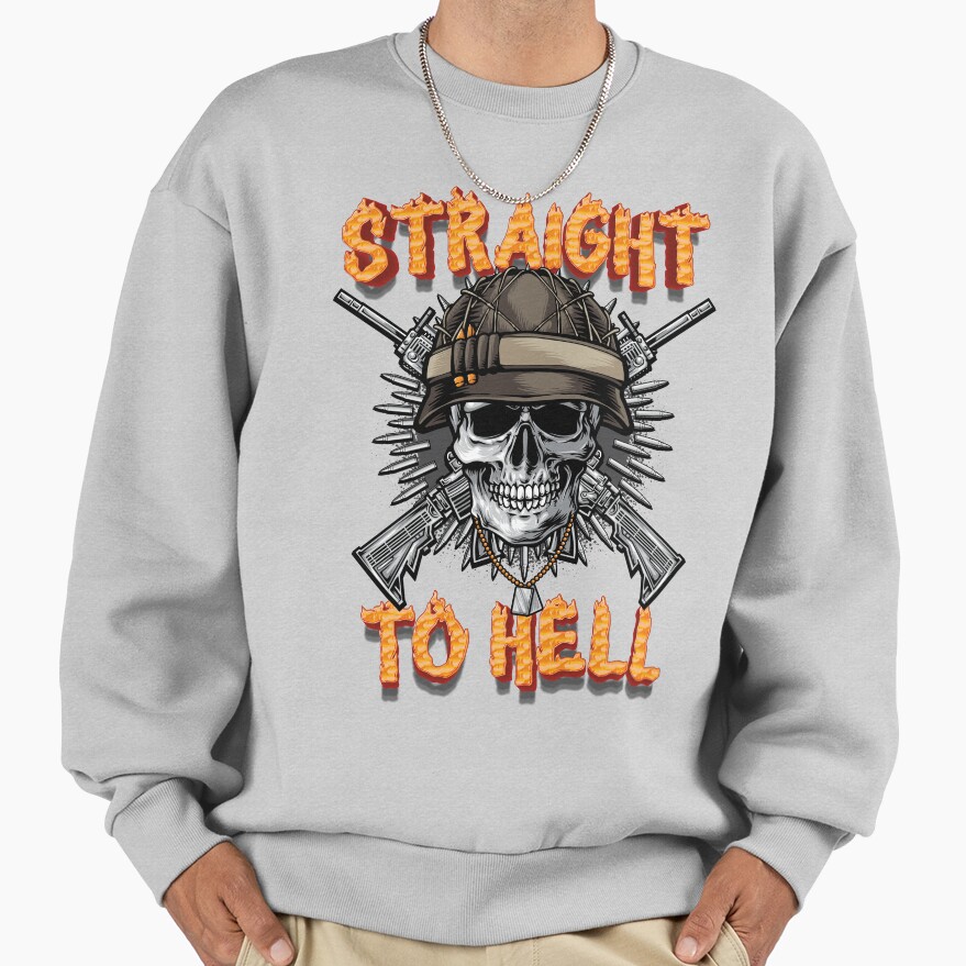 Straight To Hell Sweatshirt - Image 4
