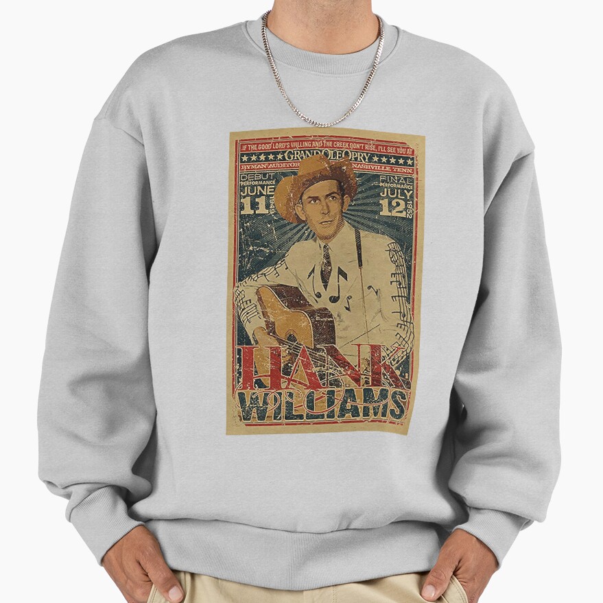 Hank For Fans Retro Design Sweatshirt - Image 4