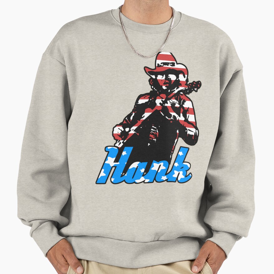 Usa Hank Williams Design Sweatshirt - Image 4