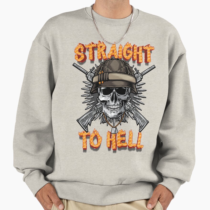 Straight To Hell Sweatshirt - Image 3