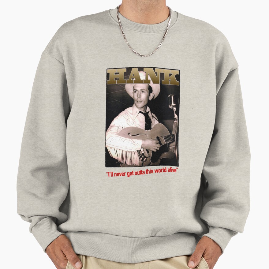 Hank Williams Basic Design Sweatshirt - Image 3