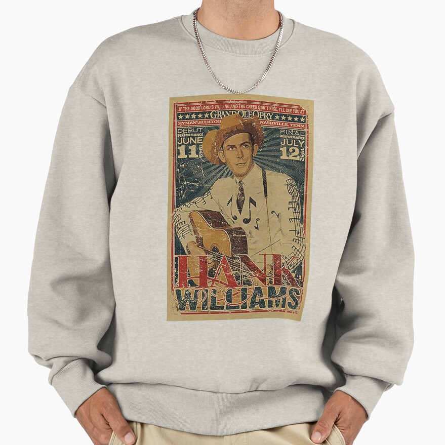 Hank For Fans Retro Design Sweatshirt - Image 3