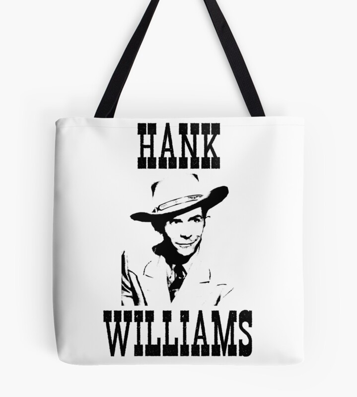 Hank Williams Basic Design Tote Bag