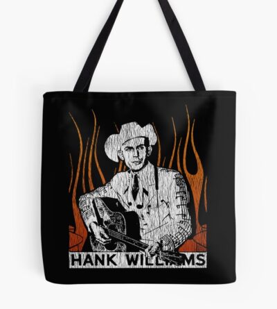 Hank Williams Iii Vintage Colorful Tote Bag