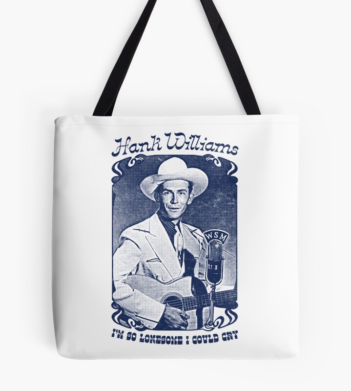 Hank Williams Iii Vintage Faded Style Fan Design Tote Bag