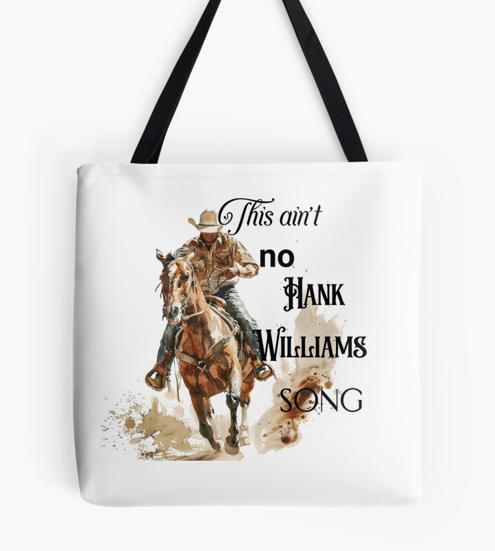 Blues Brothers Hank Williams Tote Bag