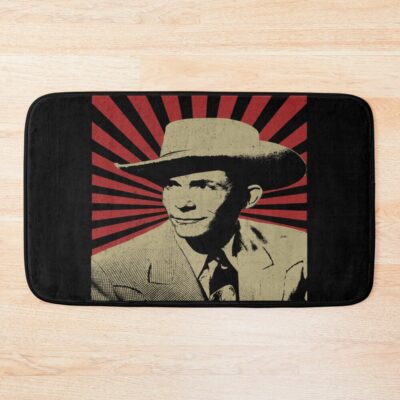 Hank Williams Iii Vintage Style Design Fan Art Design Bath Mat