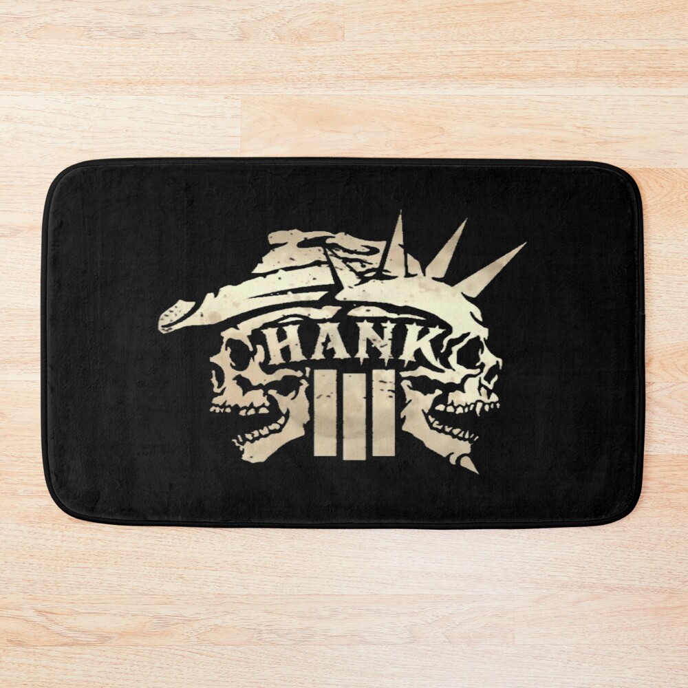 Hank Williams Iii Basic Design Bath Mat