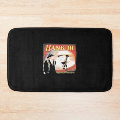 Vintage Hank Williams Iii Debut Risin Classic Bath Mat
