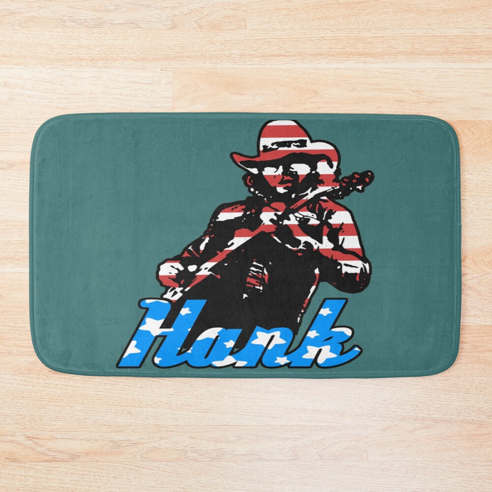 Usa Hank Williams Design Bath Mat