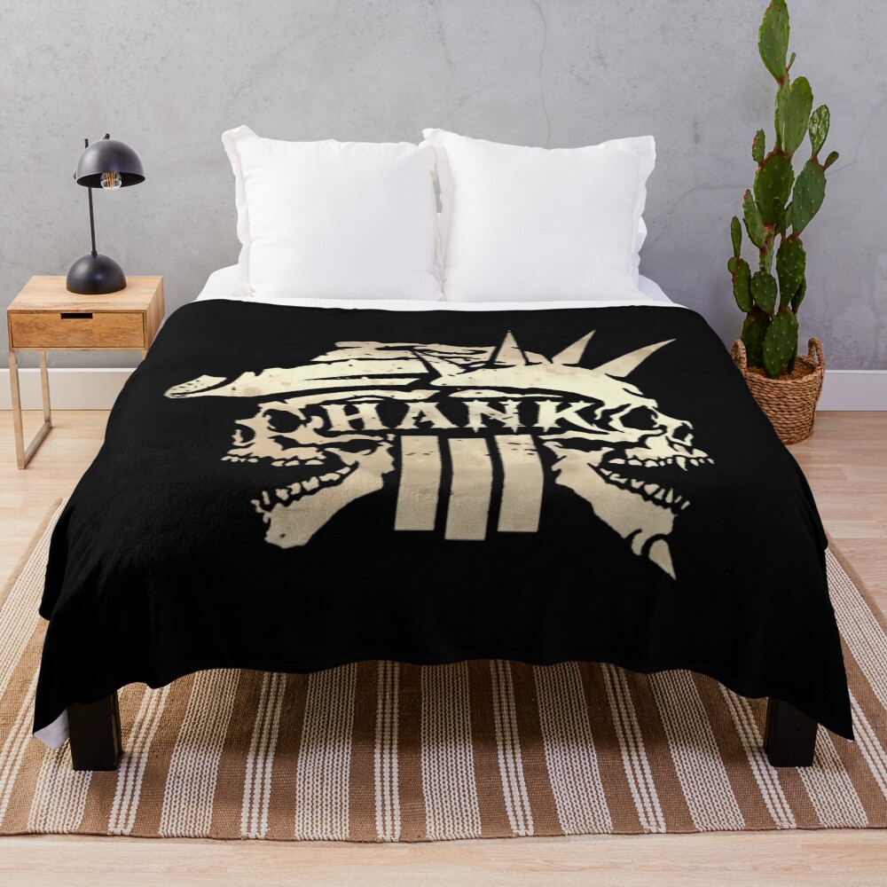 Hank Williams Iii Basic Design Throw Blanket