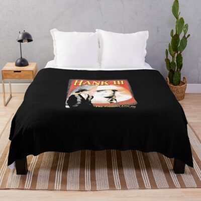 Vintage Hank Williams Iii Debut Risin Classic Throw Blanket