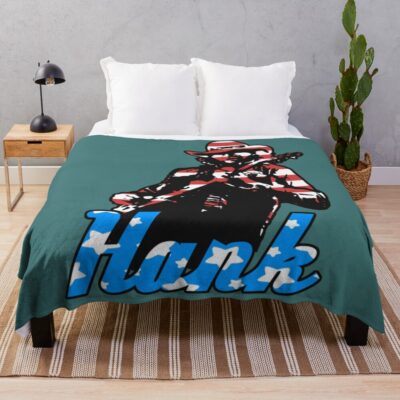 Usa Hank Williams Design Throw Blanket
