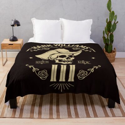 Hank Williams Iii Long Gone Daddy Throw Blanket