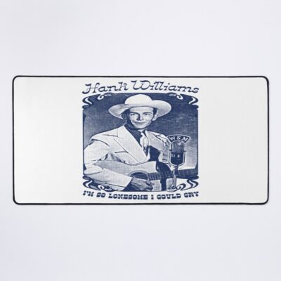 Hank Williams Iii Vintage Faded Style Fan Design Mouse Pad