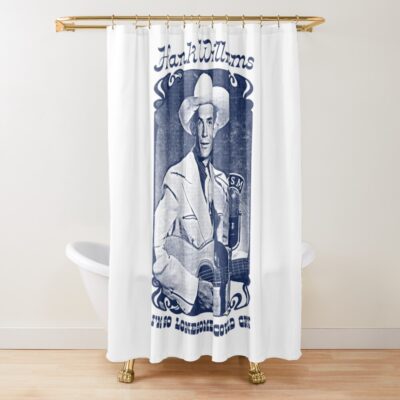 Hank Williams Iii Vintage Faded Style Fan Design Shower Curtain