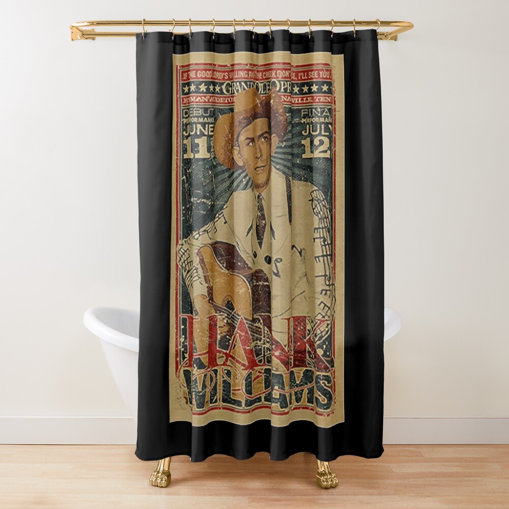 Hank_william Classic Classique Shower Curtain