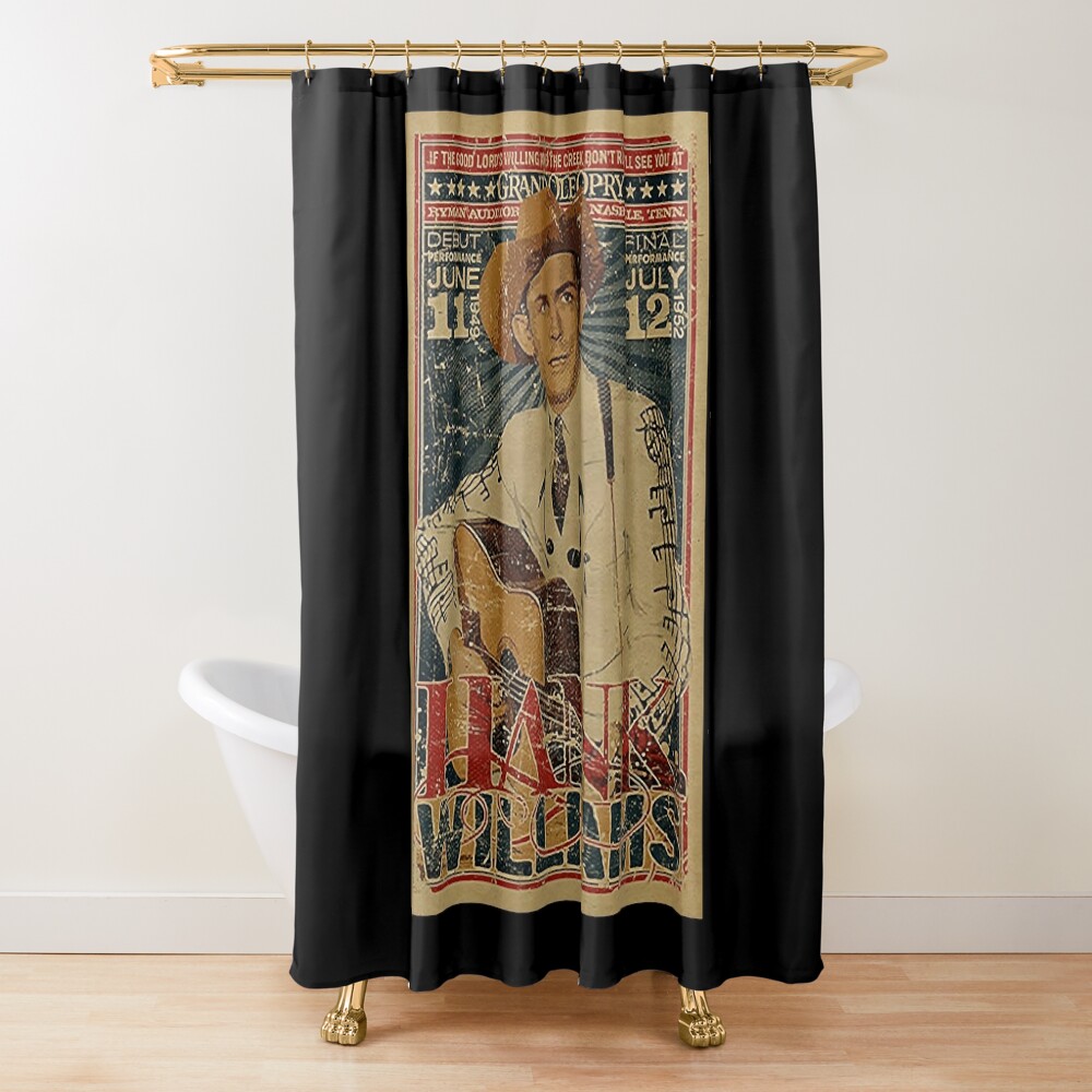 Hank For Fans Retro Design Shower Curtain