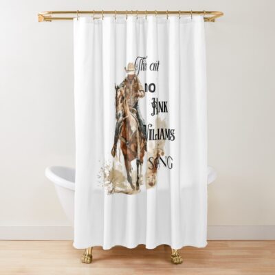 Blues Brothers Hank Williams Shower Curtain