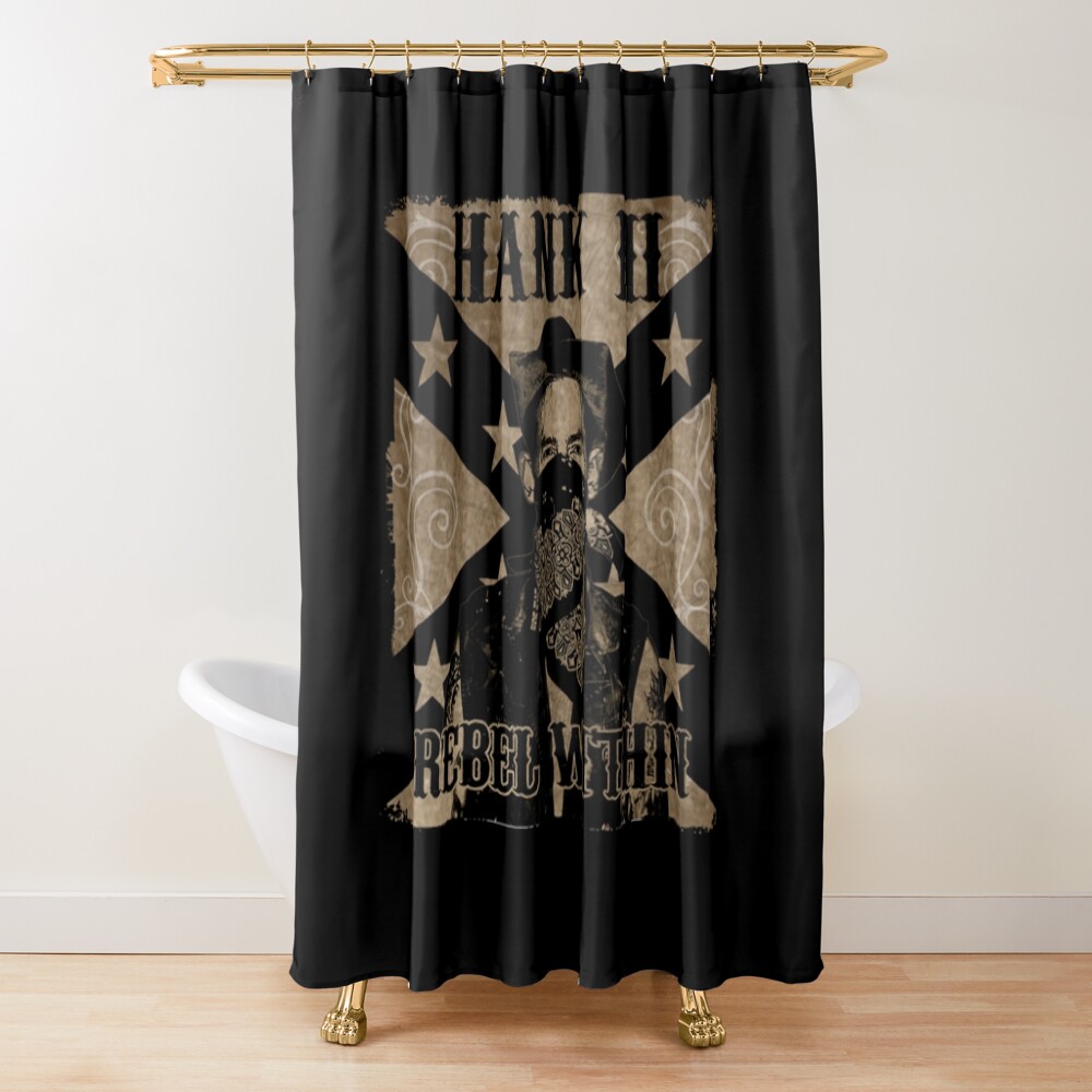 Hank Williams Jambalaya Vintage Hank Iii Shower Curtain