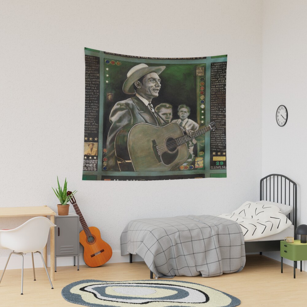 Hank Williams Iii Basic Style Tapestry